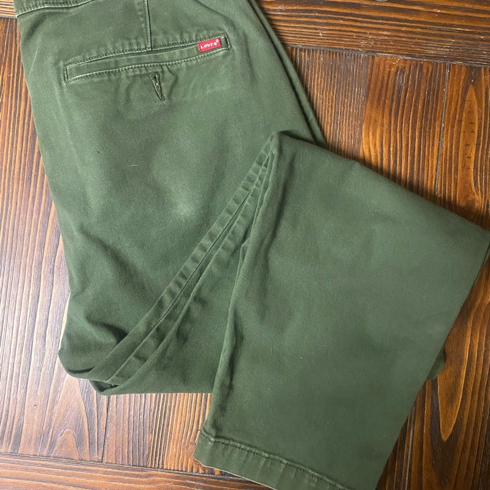 Green Casual Pants